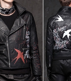 市场上装-皮衣-休闲男装皮衣