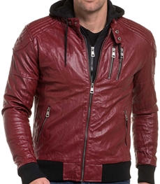 市场上装-皮衣-时尚男装皮衣