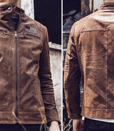 市场上装-皮衣-时尚男装皮衣