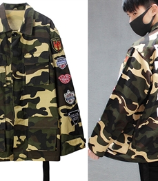 市场上装-中长外套-休闲男装中长外套