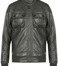市场上装-皮衣-时尚男装皮衣