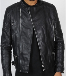 市场上装-皮衣-时尚男装皮衣