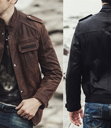 市场上装-皮衣-时尚男装皮衣