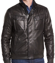 市场上装-皮衣-时尚商务皮衣