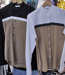 市场上装-衬衫-休闲男装衬衫