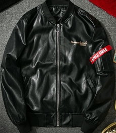 市场上装-皮衣-休闲男装皮衣