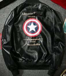 市场上装-皮衣-休闲男装皮衣