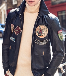 市场上装-皮衣-时尚男装皮衣