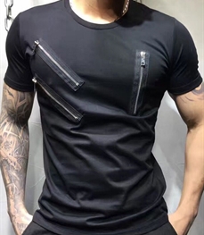 市场上装-T恤-时尚男装t恤