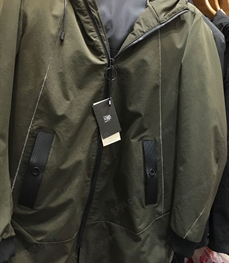 市场上装-中长外套-（实拍）时尚男装中长外套