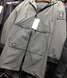 市场上装-中长外套-（实拍）时尚男装中长外套