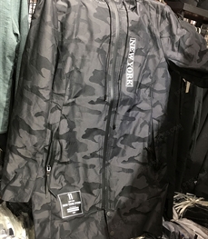 市场上装-中长外套-（实拍）时尚男装中长外套