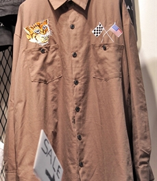 市场上装-衬衫-休闲男装衬衫