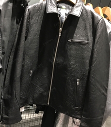 市场上装-皮衣-（实拍）时尚商务皮衣
