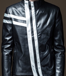 市场上装-皮衣-时尚男装皮衣