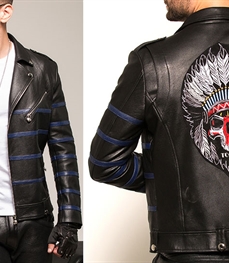 市场上装-皮衣-时尚男装皮衣