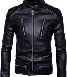 市场上装-皮衣-时尚男装皮衣
