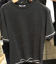 市场上装-T恤-（实拍）休闲男装t恤