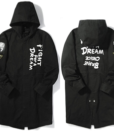 市场上装-中长外套-时尚男装中长外套