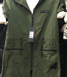 市场上装-中长外套-（实拍）时尚男装中长外套