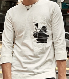 市场上装-T恤-时尚男装t恤