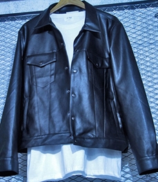 市场上装-皮衣-时尚男装皮衣