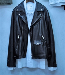 市场上装-皮衣-时尚男装皮衣