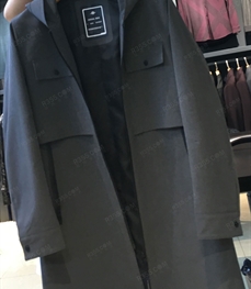 市场上装-中长外套-（实拍）时尚男装中长外套