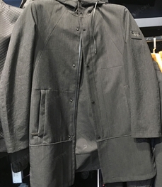 市场上装-中长外套-（实拍）时尚男装中长外套