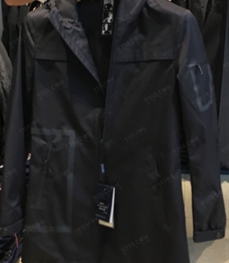 市场上装-中长外套-（实拍）时尚男装中长外套