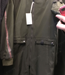 市场上装-中长外套-（实拍）时尚男装中长外套