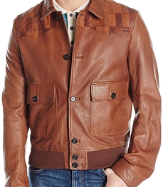 市场上装-皮衣-时尚商务皮衣