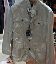 市场上装-中长外套-（实拍）时尚商务派克