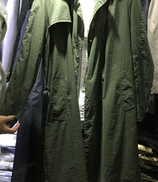 市场上装-中长外套-（实拍）休闲男装中长外套