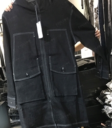 市场上装-中长外套-（实拍）休闲男装中长外套