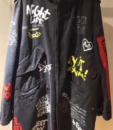 市场上装-中长外套-（实拍）休闲男装中长外套