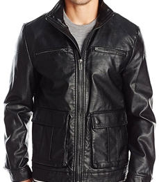 市场上装-皮衣-时尚商务皮衣