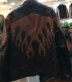 市场上装-皮衣-（实拍）时尚商务皮衣