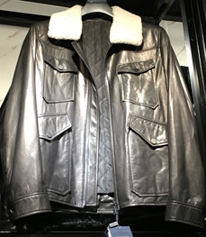 市场上装-皮衣-（实拍）时尚商务皮衣