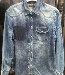 市场上装-衬衫-（实拍）休闲男装衬衫