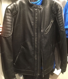市场上装-皮衣-（实拍）时尚商务皮衣