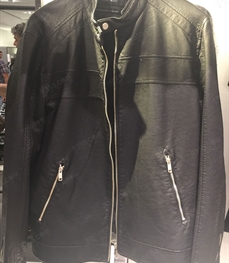 市场上装-皮衣-（实拍）时尚商务皮衣