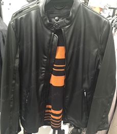 市场上装-皮衣-（实拍）时尚商务皮衣