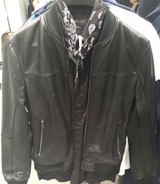 市场上装-皮衣-（实拍）时尚商务皮衣