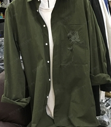 市场上装-衬衫-（实拍）休闲男装衬衫