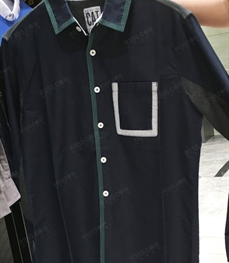 市场上装-衬衫-（实拍）休闲男装衬衫