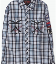 市场上装-衬衫-休闲男装衬衫