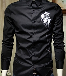 市场上装-衬衫-时尚男装衬衫