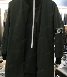 市场上装-中长外套-（实拍）时尚男装中长外套