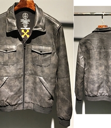 市场上装-皮衣-时尚男装皮衣